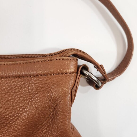 Radley London Brown Leather Crossbody Purse w/ Dust Bag - Picture 7 of 14